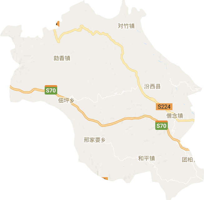汾西縣電子地圖