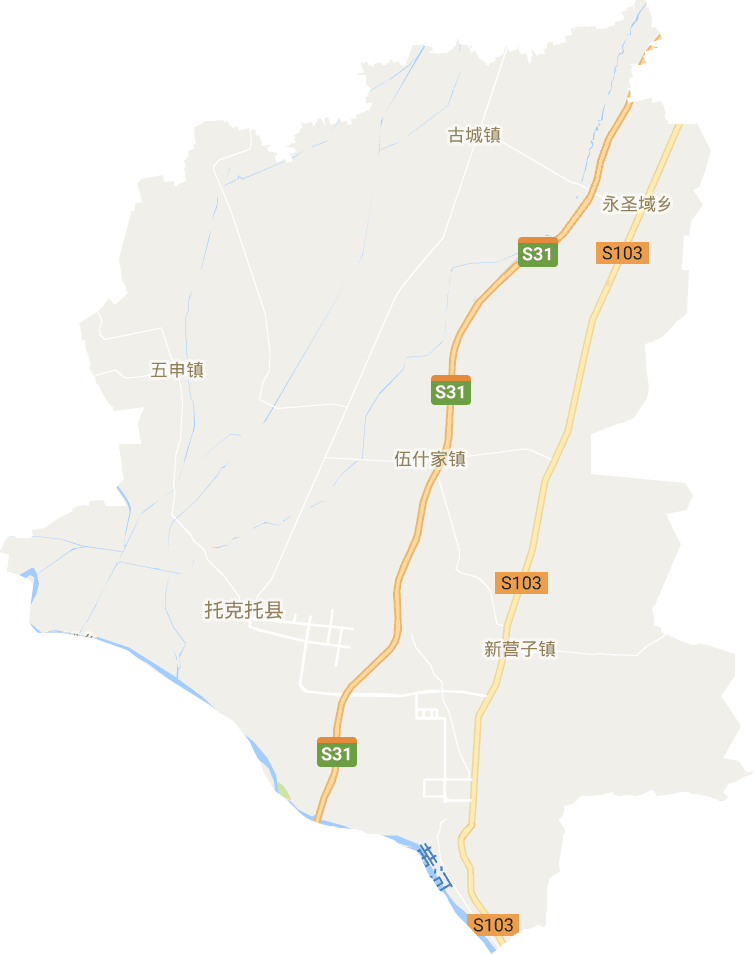 托克托縣電子地圖
