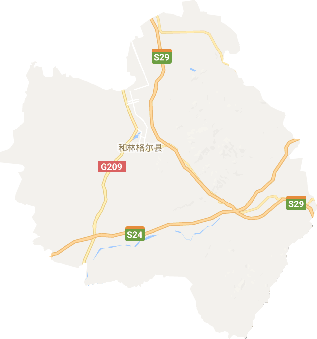和林格爾縣電子地圖