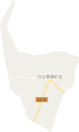 白云鄂博礦區電子地圖