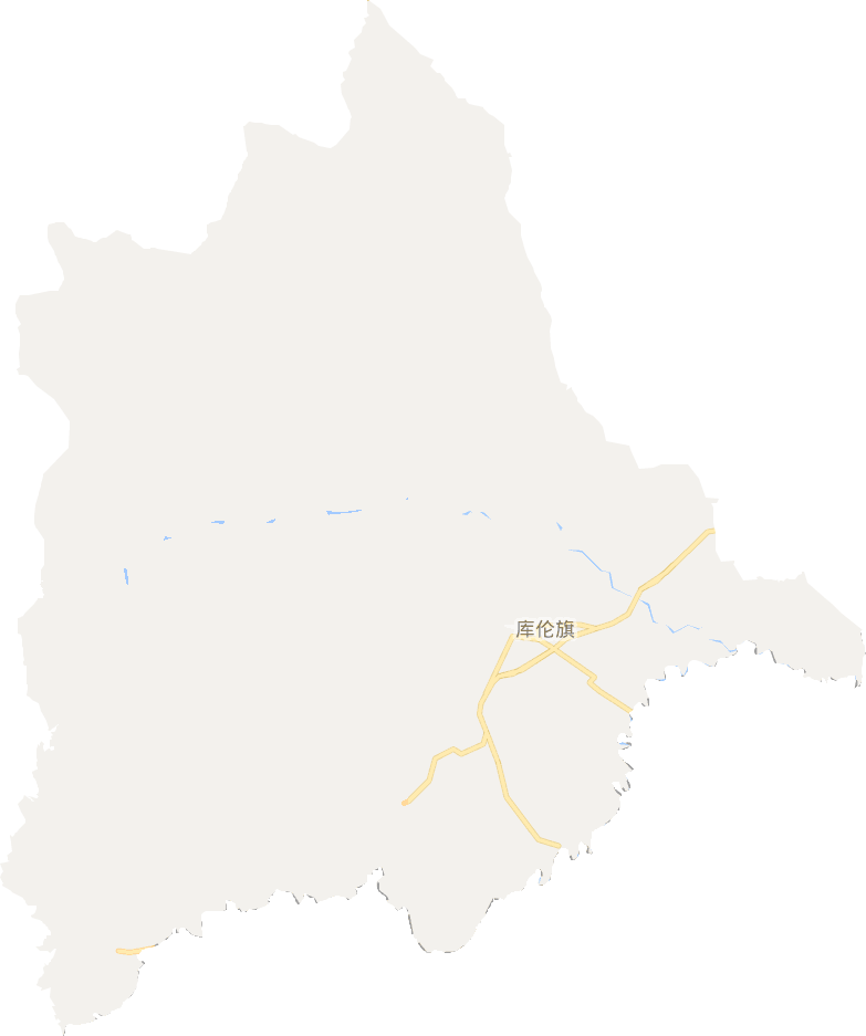 庫倫旗電子地圖