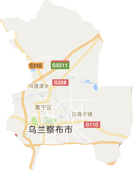 集寧區(qū)電子地圖
