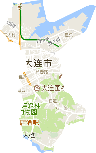 西崗區電子地圖