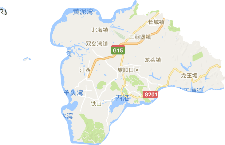 旅順口區(qū)電子地圖