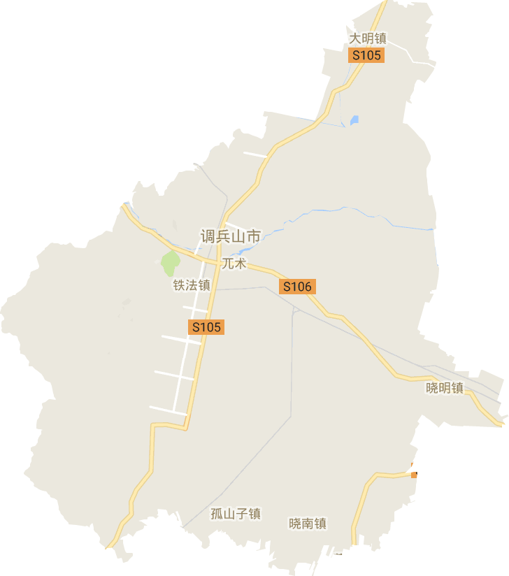 調(diào)兵山市電子地圖
