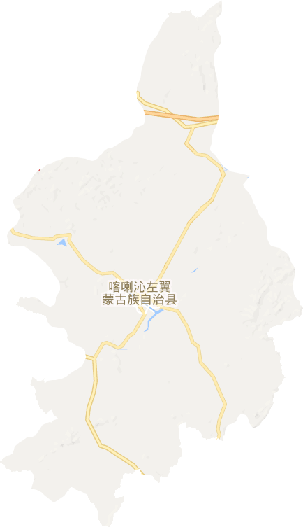 喀喇沁左翼蒙古族自治縣電子地圖