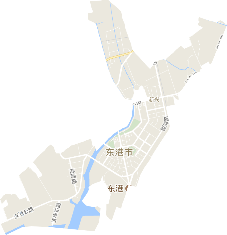新興街道電子地圖
