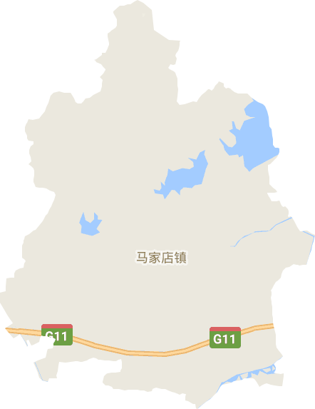 馬家店鎮電子地圖