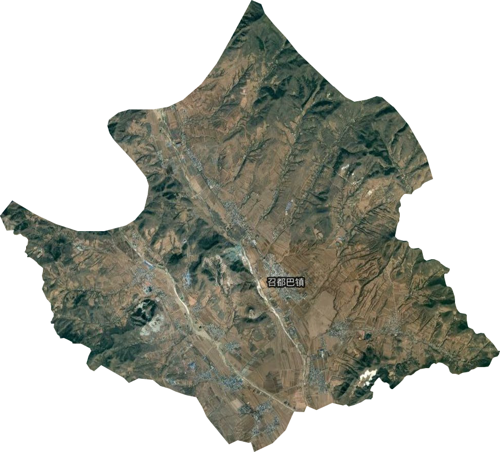 召都巴鎮衛星圖