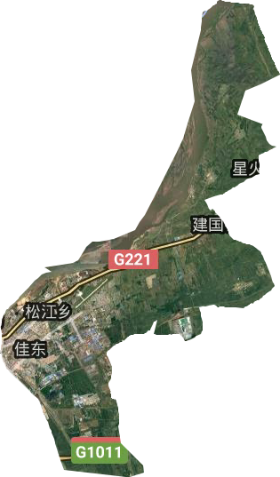 東風區衛星圖