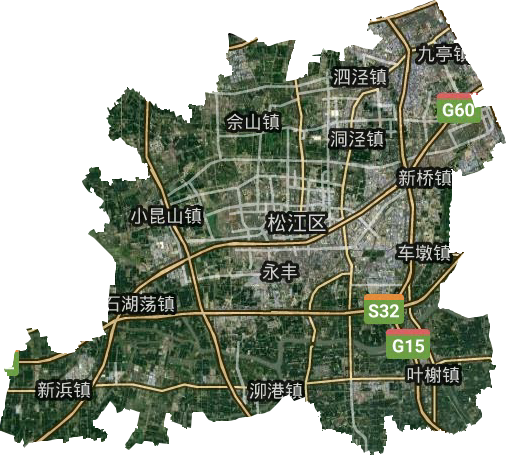 松江區衛星圖
