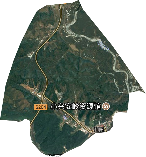 朝陽街道衛星圖