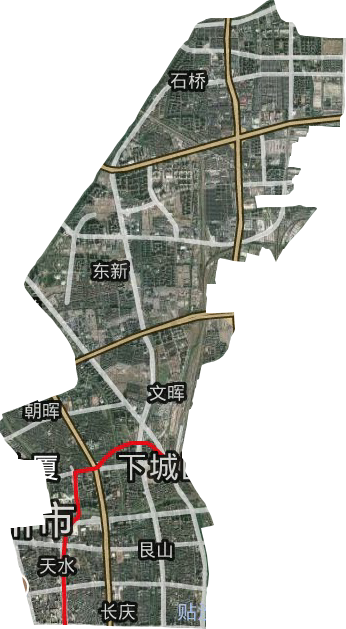 下城區衛星圖