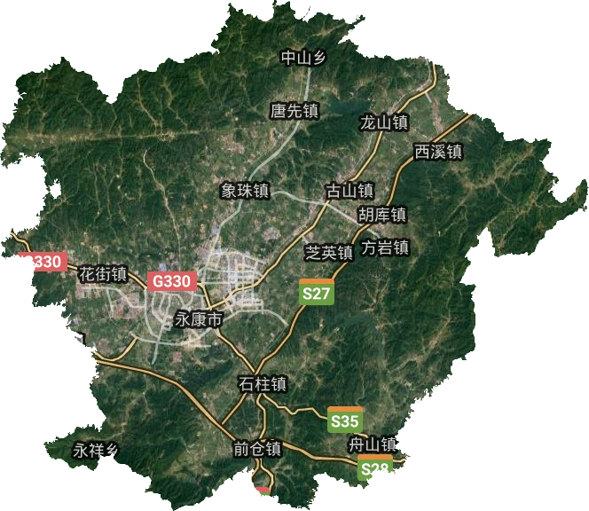 永康市衛星圖