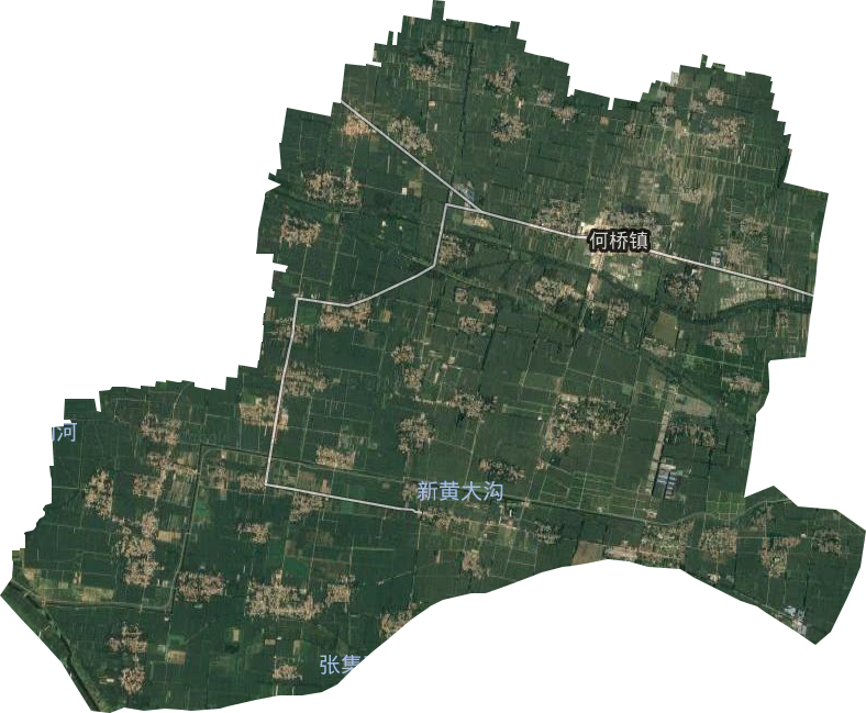 何橋鎮衛星圖