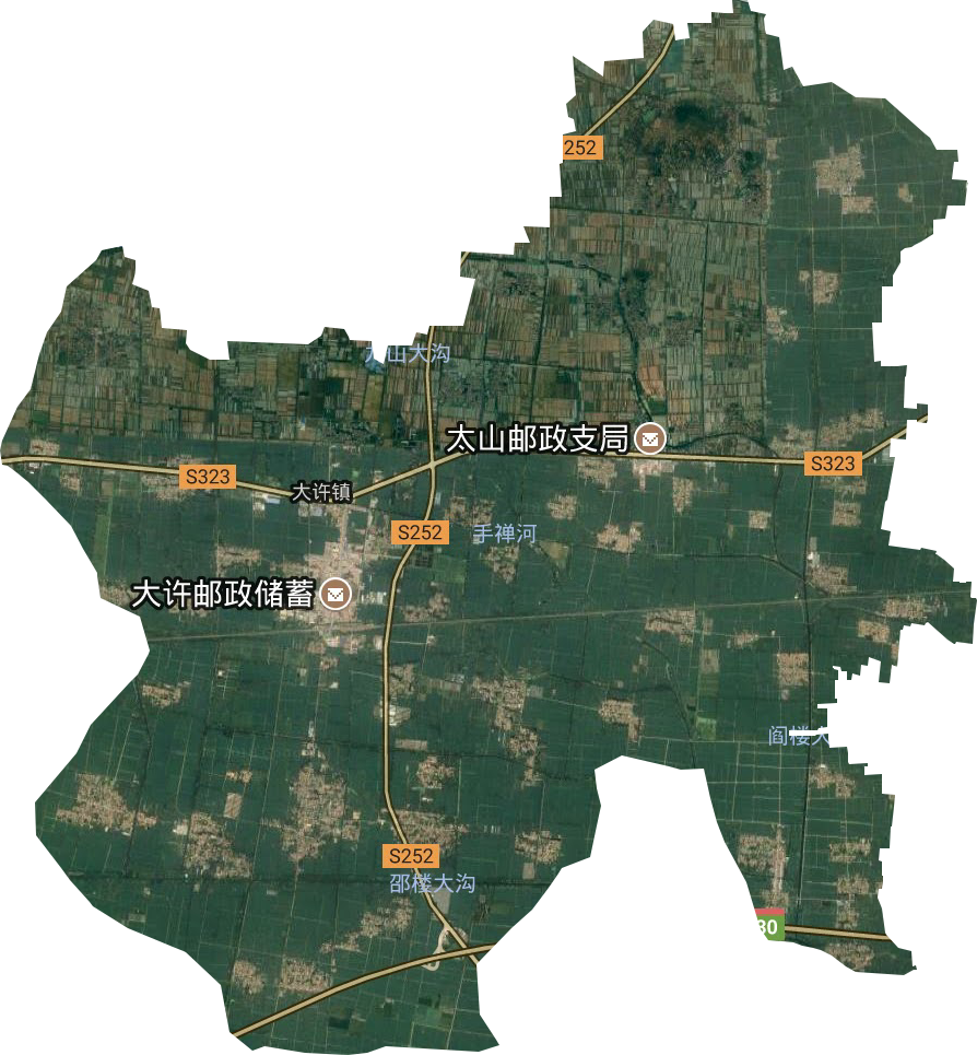 大許鎮衛星圖