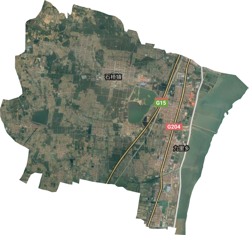 石橋鎮衛星圖
