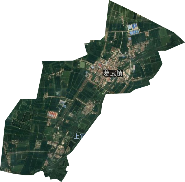 葛武街道衛星圖