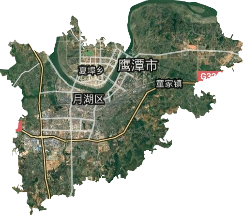 月湖區(qū)衛(wèi)星圖