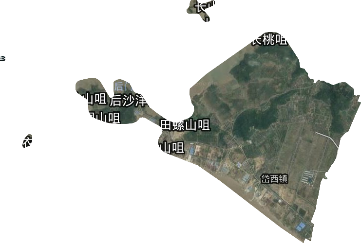岱西鎮衛星圖