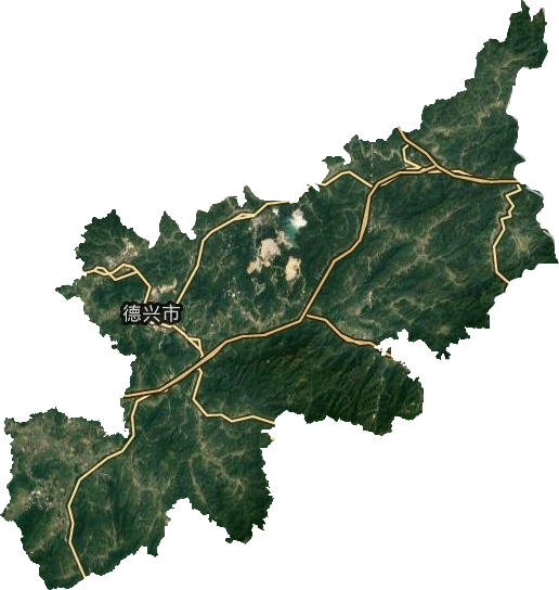 德興市衛星圖