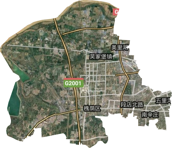 槐蔭區(qū)衛(wèi)星圖