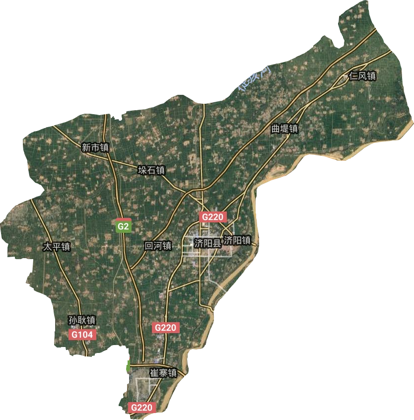 濟陽縣衛星圖