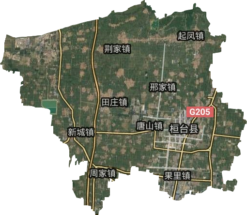 桓臺縣衛星圖