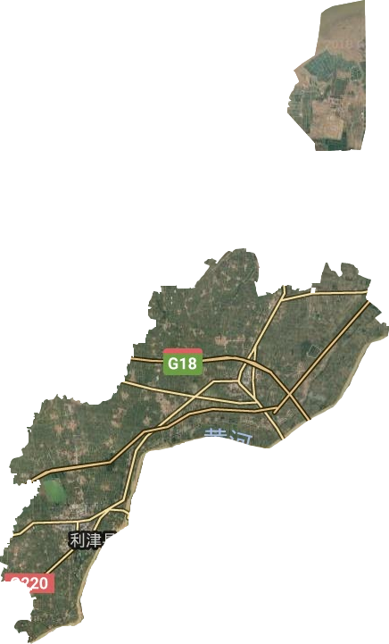 利津縣衛星圖