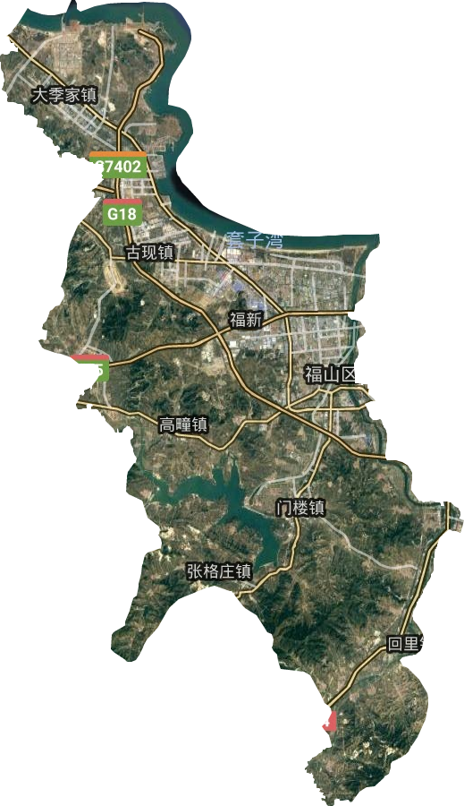 福山區(qū)衛(wèi)星圖