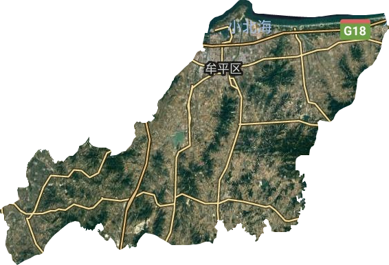 牟平區(qū)衛(wèi)星圖