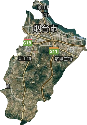 萊山區(qū)衛(wèi)星圖