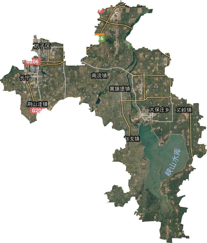 坊子區衛星圖