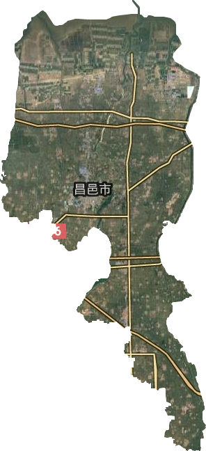 昌邑市衛(wèi)星圖