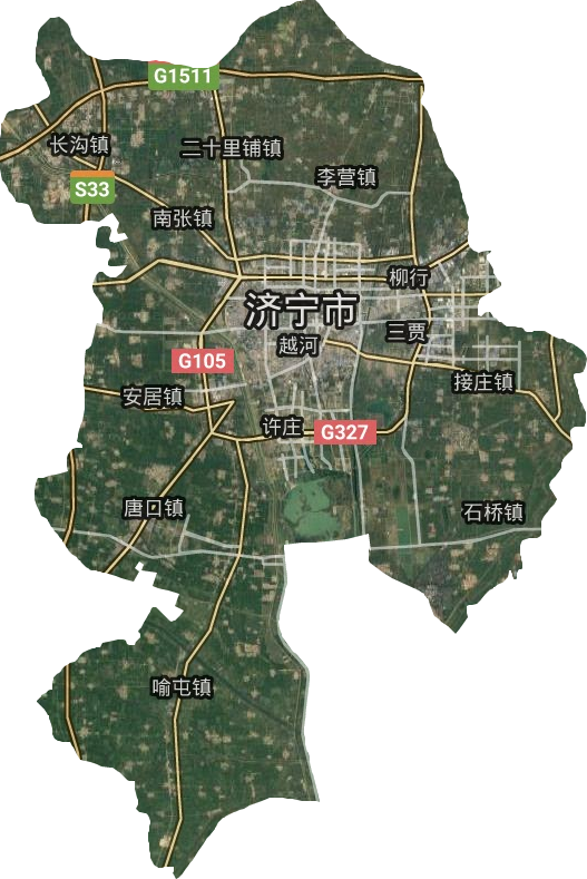 任城區衛星圖