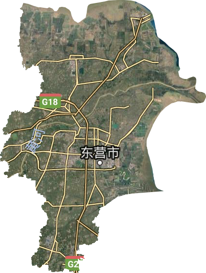 東營市衛星圖