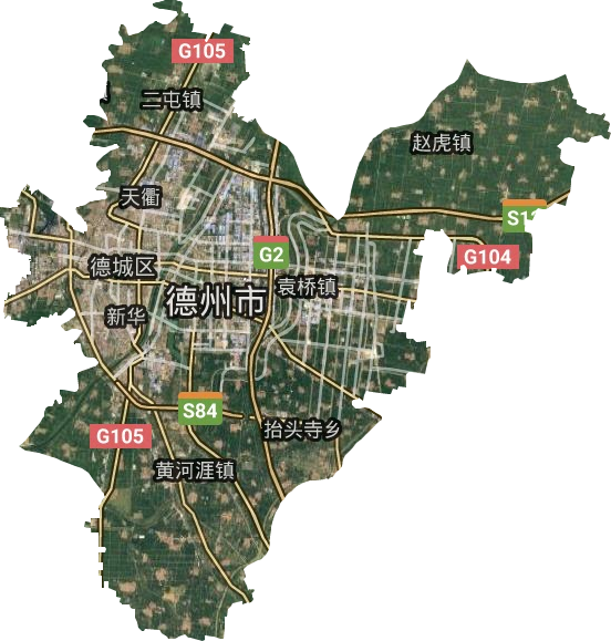 德城區衛星圖