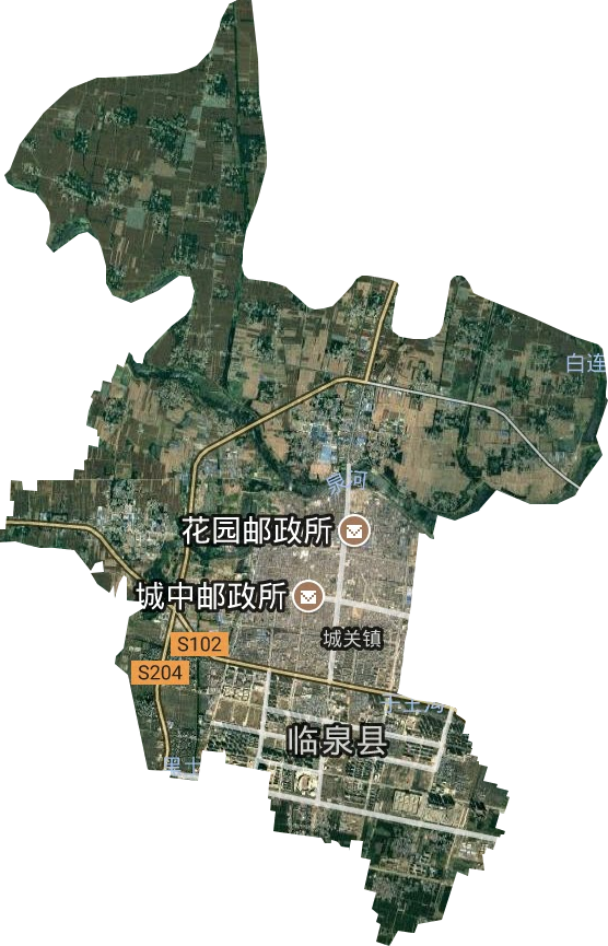 城關鎮衛星圖