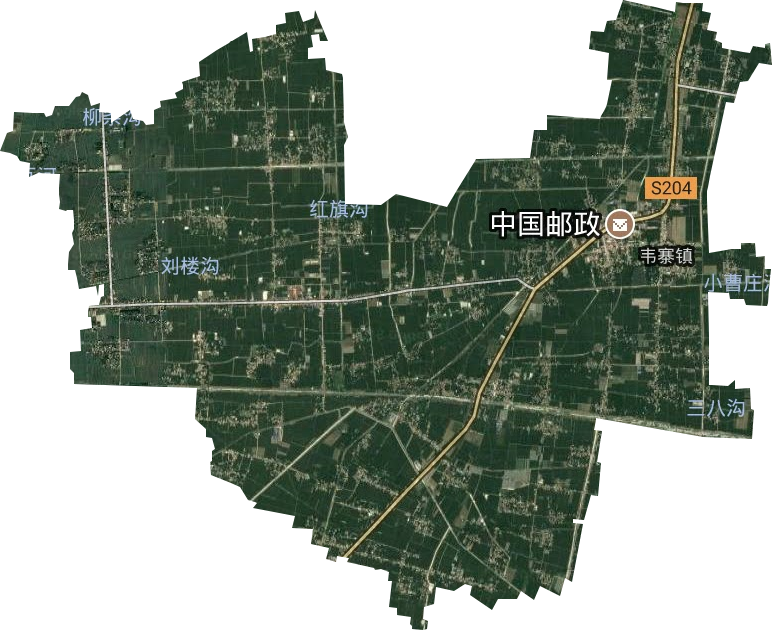 韋寨鎮衛星圖