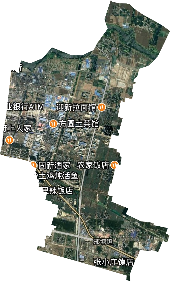 臨泉工業園區衛星圖
