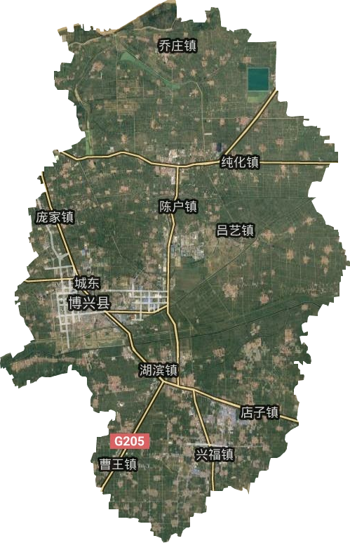博興縣衛(wèi)星圖