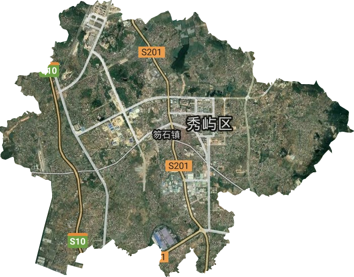 笏石鎮衛星圖