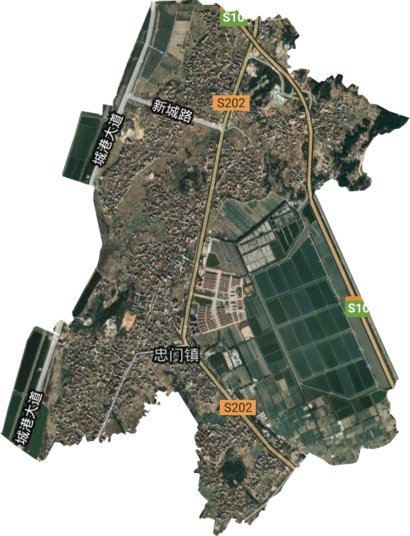 忠門鎮衛星圖