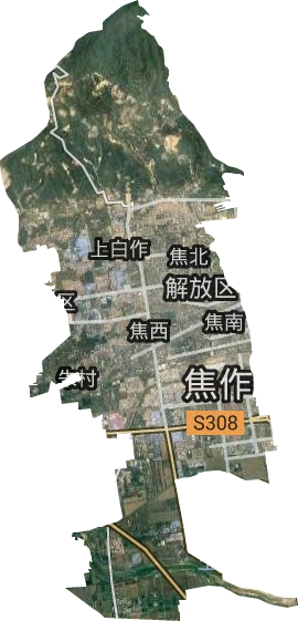 解放區衛星圖