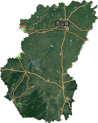 羅山縣衛(wèi)星圖