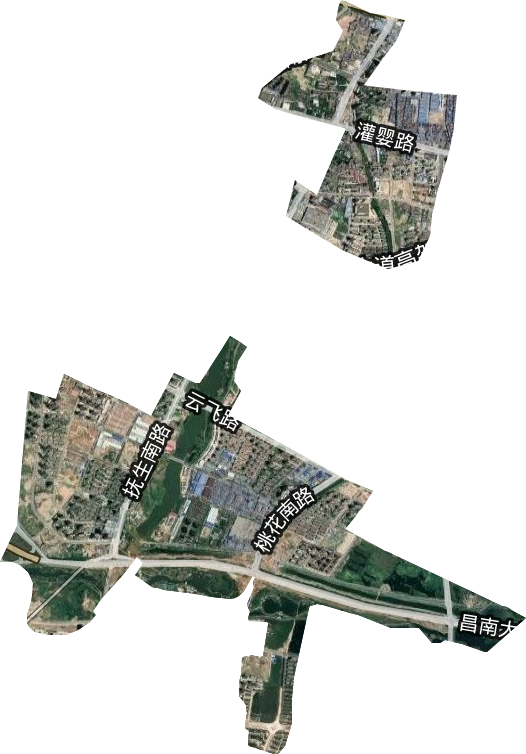 南昌市朝陽農場衛星圖
