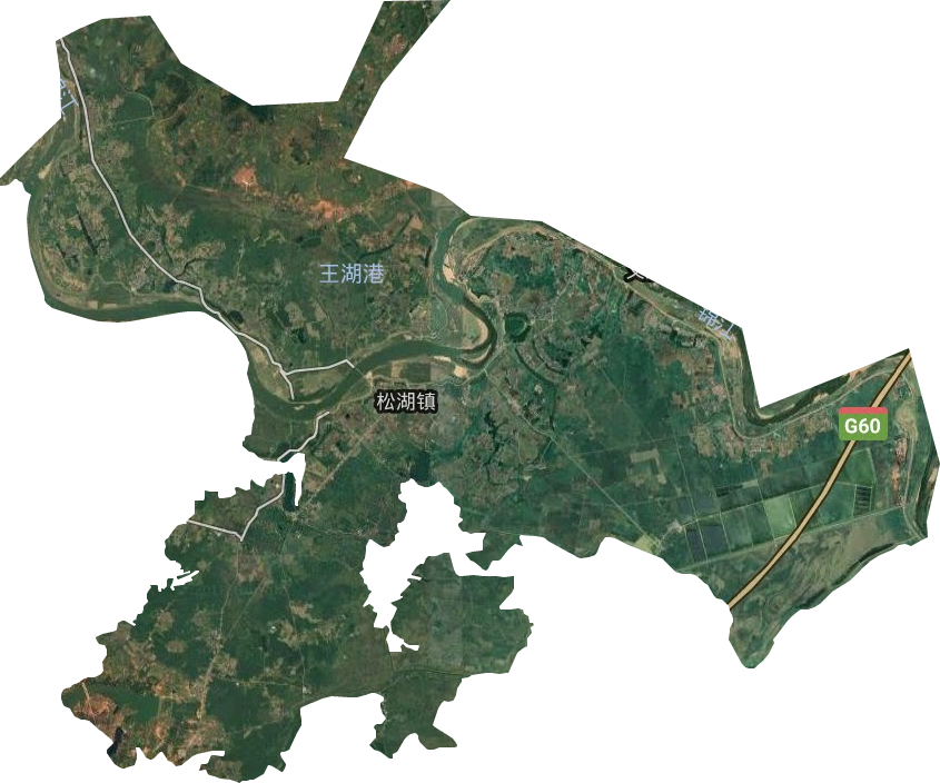 松湖鎮衛星圖