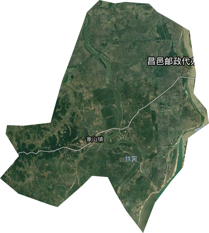 象山鎮(zhèn)衛(wèi)星圖