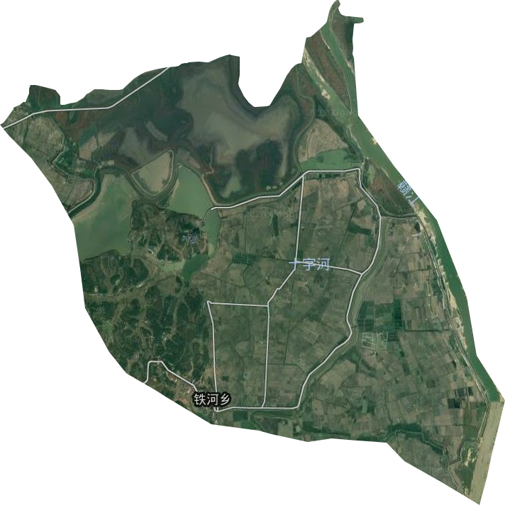 鐵河鄉衛星圖