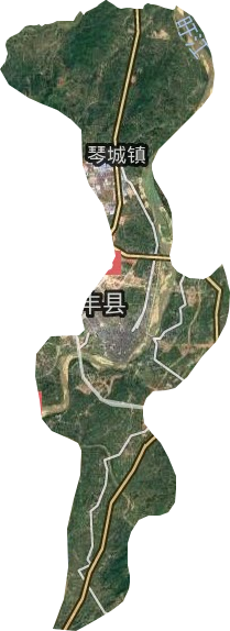 琴城鎮衛星圖